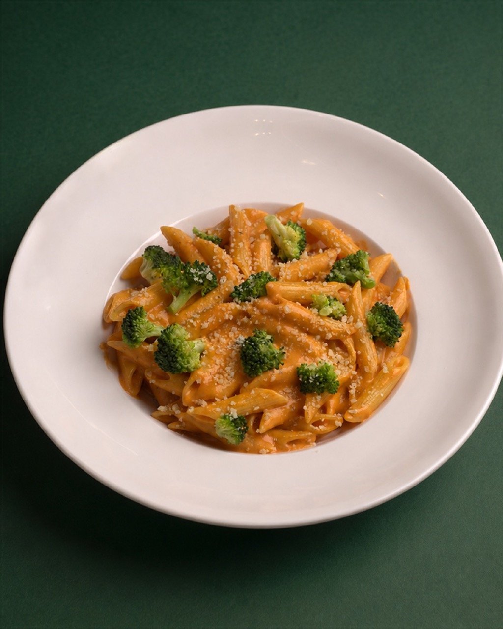 Creamy Pink Penne with Broccoli